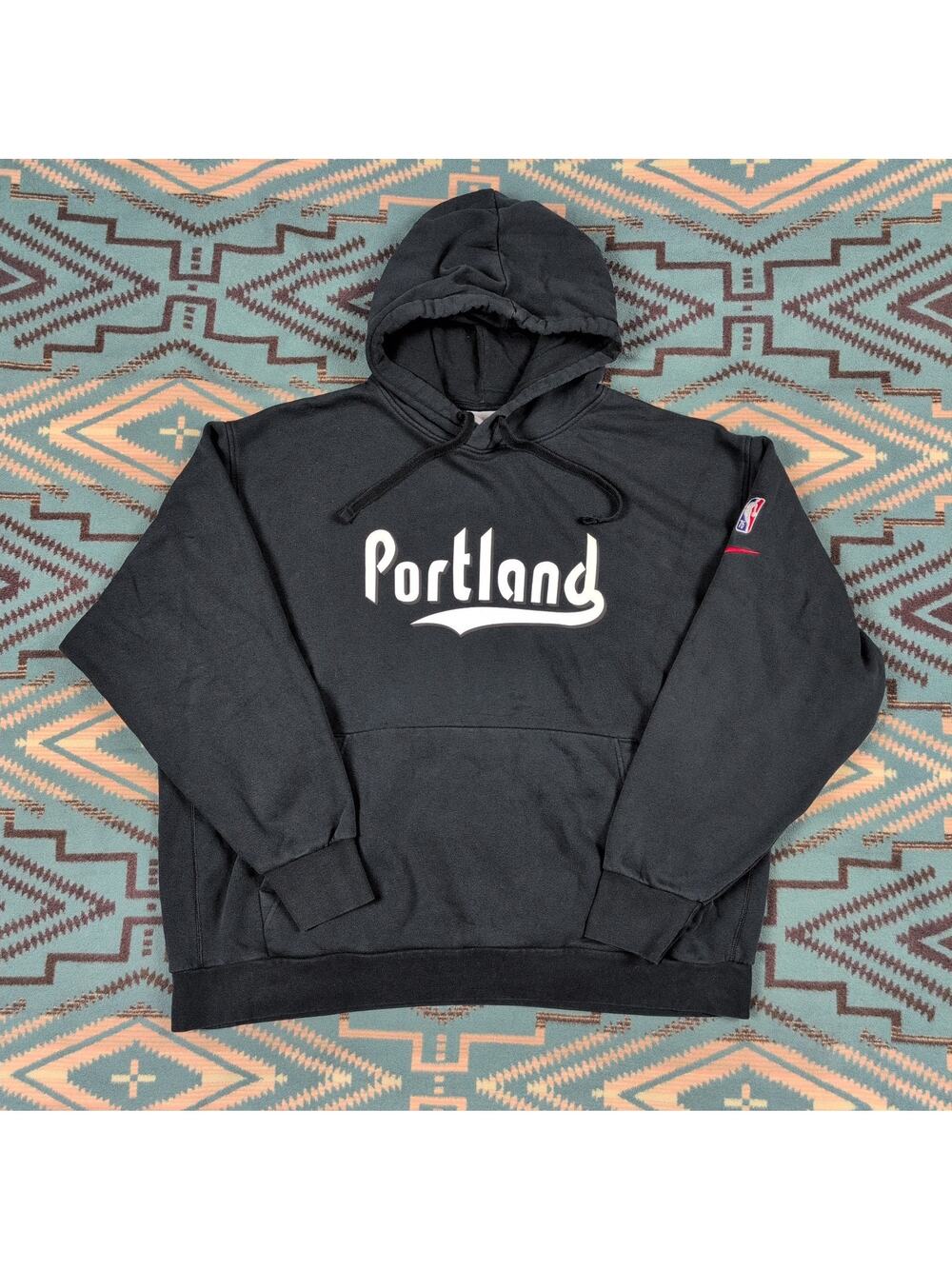 Nike Portland Trail Blazers NBA 75th Anniversary Hoodie 3XL Black City Edition